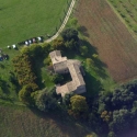 Vue aérienne de la ferme du désert Vaucluse